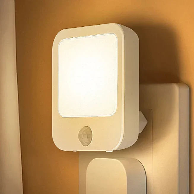 Sensilux Mini LED Night Light | With Motion Sensor | Warm &amp; Cool White | For Hallway, Bedroom &amp; Bathroom