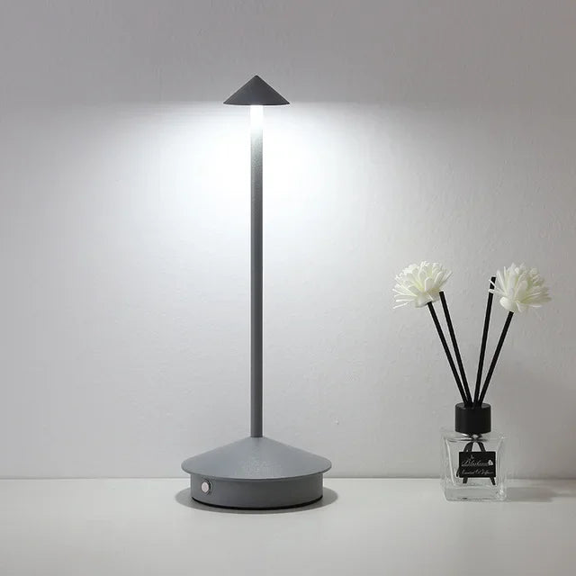 Rechargeable Table Lamp Creative Dining Room Touch Led Hotel Bar Coffee Pina Pro Table Lamp Decorative Desk Lamp