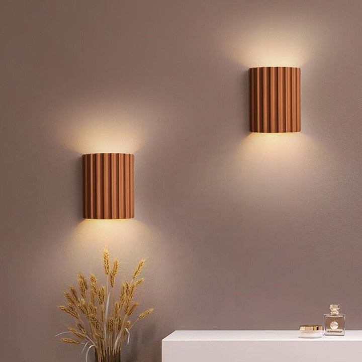 Folding colour Resin LED Wall Light Lamp