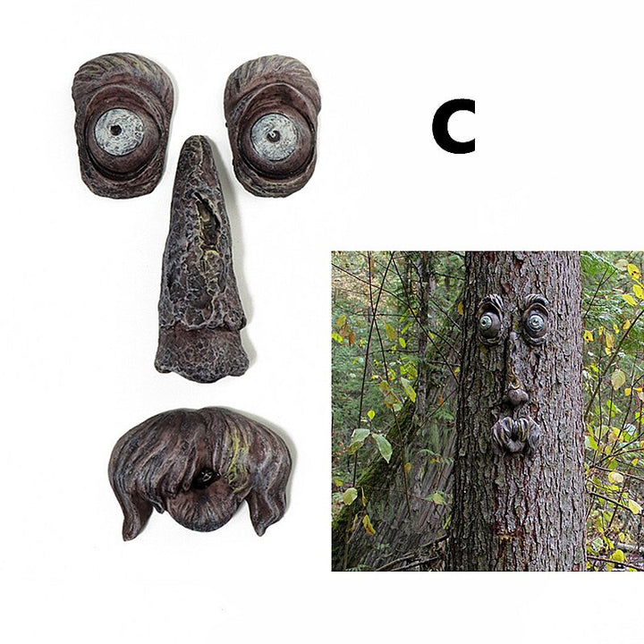 BowLift | Eyes of Nature: Tree Face Bird Feeder Station