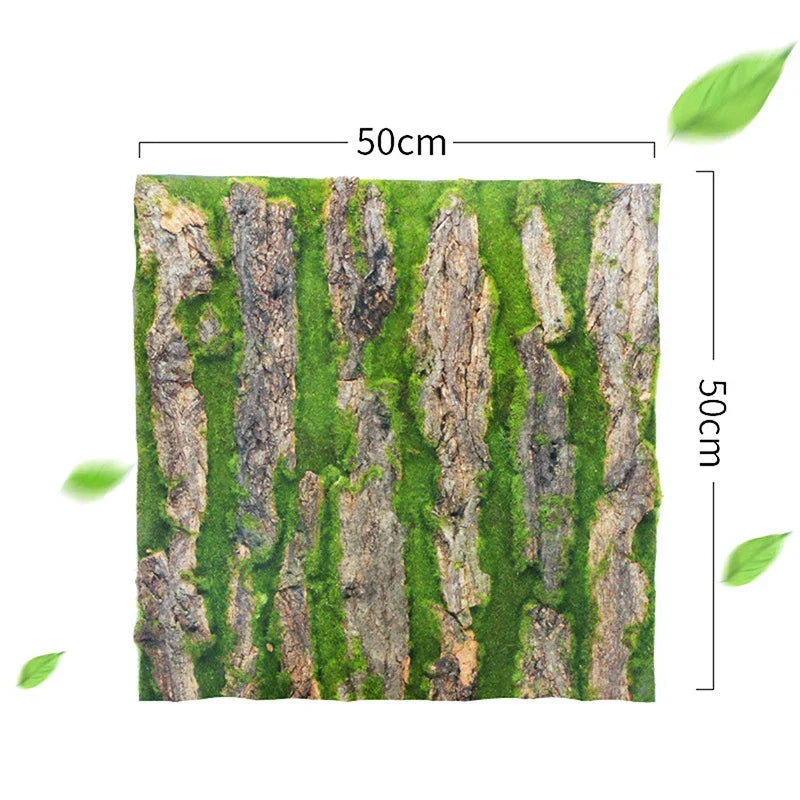 BowLift | DIY Wall Decoration Green Plant Bark