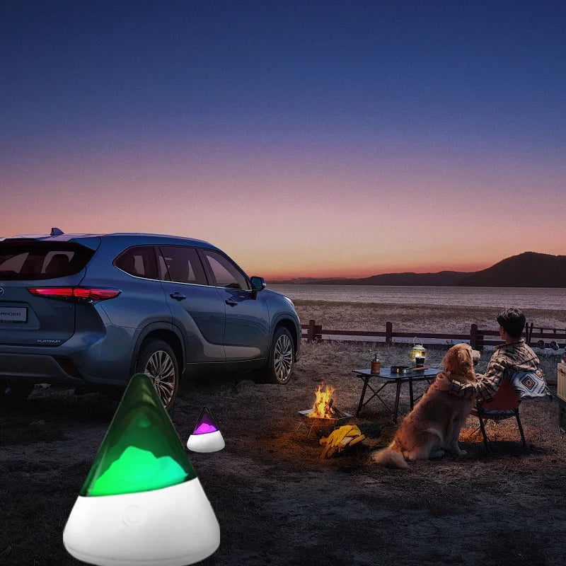 Wireless LED Night Light in Iceberg Design