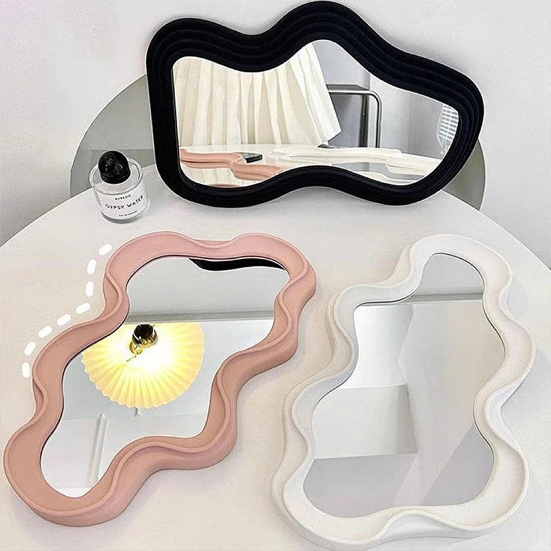 BowLift | Spiegelia Decorative Cloud-Shaped Mirror - for Living Room, Bedroom &amp; Bathroom