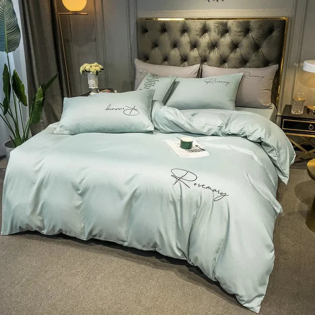 Luxury Duvet Cover with Elegant Embroidery – Soft, Breathable and High Quality |