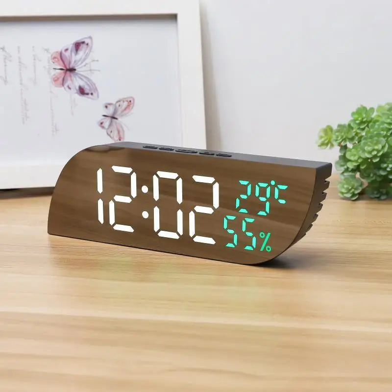 BowLift | LED Digital Alarm Clock with Dual Display &amp; Unlimited Snooze