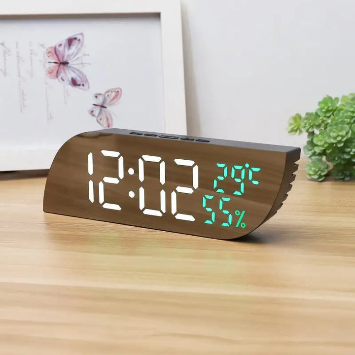 BowLift | LED Digital Alarm Clock with Dual Display &amp; Unlimited Snooze