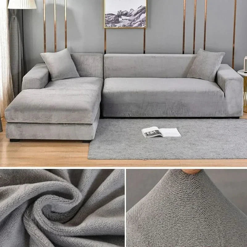 PlushFit - High-Quality Sofa Covers Made of Stretch Velvet