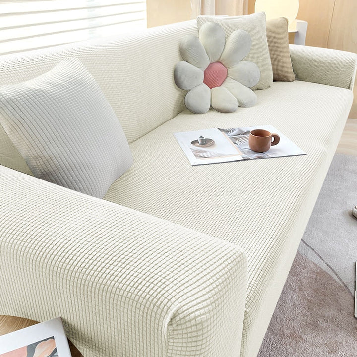 FlexiCover Elastic Sofa Cover – Protection Cover for Corner Sofas and Standard Sofas