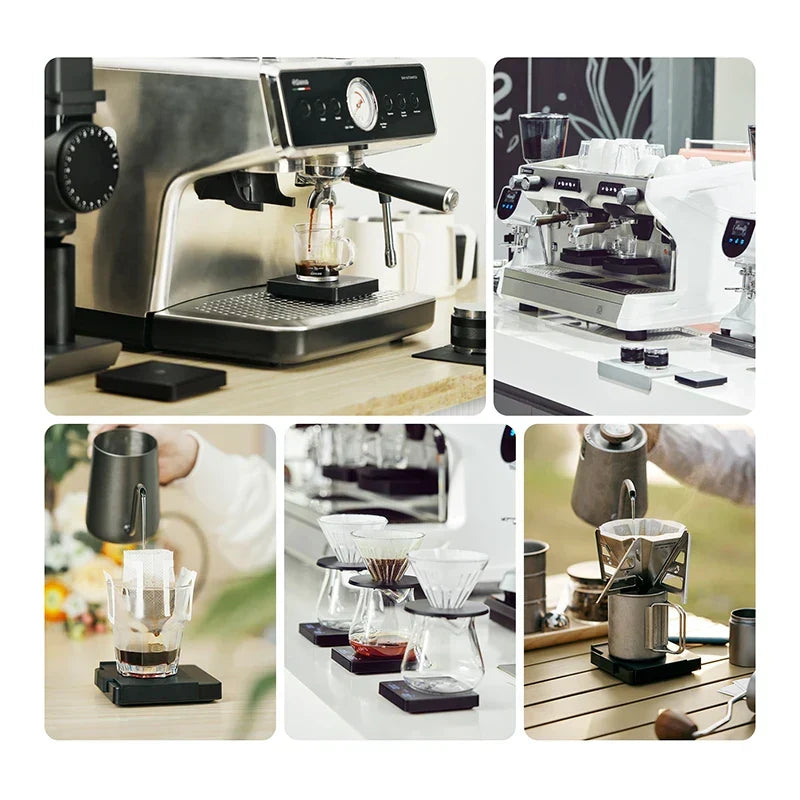 BowLift | SearchPean Tiny/Tiny2s Espresso Coffee Kitchen Scale, Mini Smart Timer, USB, 2 kg/0.1 g/oz/ml, free shipping, gift for man and woman