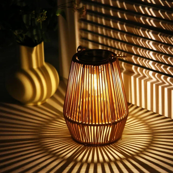 Solar Outdoor Handwoven Garden Lamps | Waterproof Landscape Light for Villa &amp; Terrace Decoration - Alpho