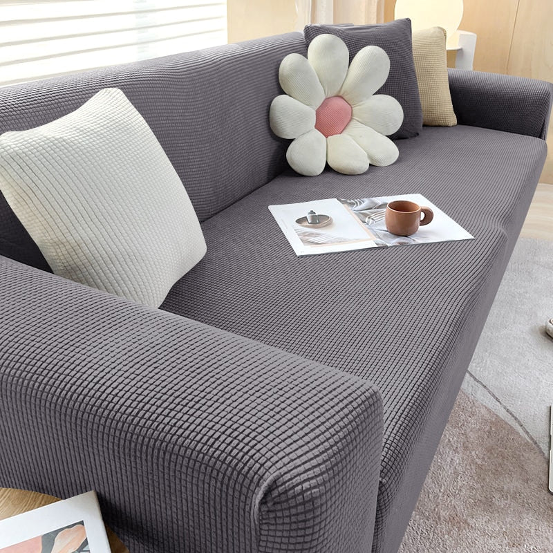 FlexiCover Elastic Sofa Cover – Protection Cover for Corner Sofas and Standard Sofas