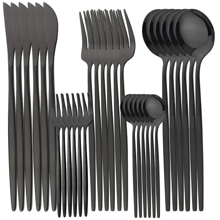 RoyalMirror – Luxury Gold Cutlery Set