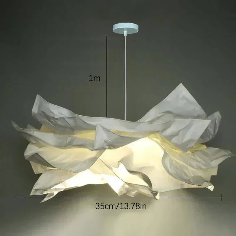 Wool-like Paper Lampshade up to 70 cm wide