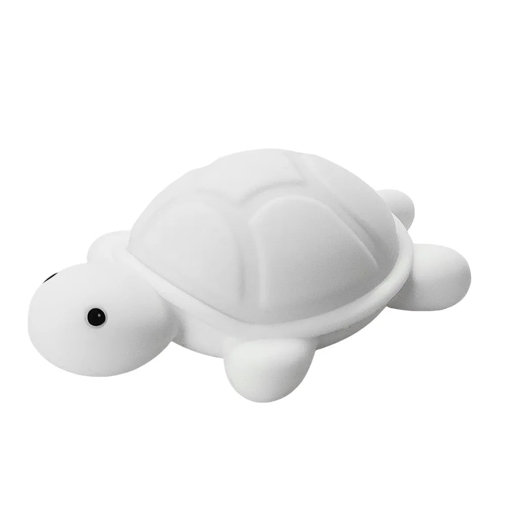 ShellGlow LED Night Light | Cute Turtle | Soft Silicone | colour Change &amp; Warm Light | USB-C Rechargeable | 10.2 × 15.8 × 6.1 cm