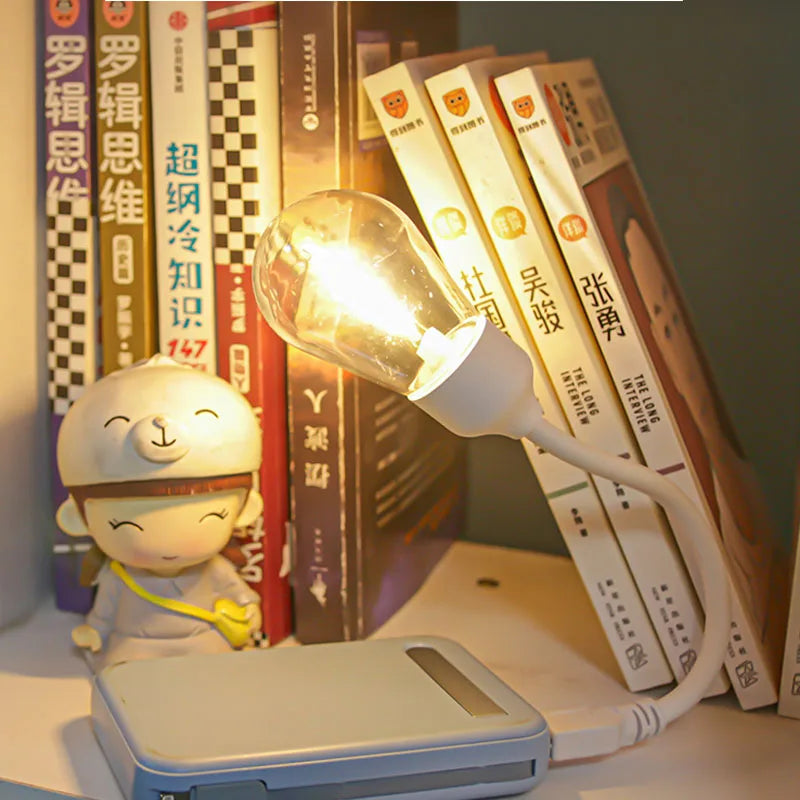 USB LED Rotating Night Light – Flexible Reading Light for On-the-Go |