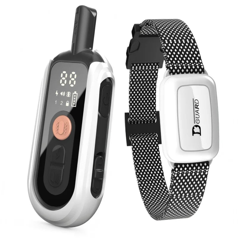 Rechargeable Waterproof Dog Training Collar with Remote &amp; Bark Control – TrainMate Bowlift