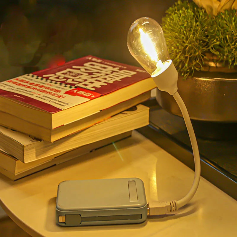 USB LED Rotating Night Light – Flexible Reading Light for On-the-Go |