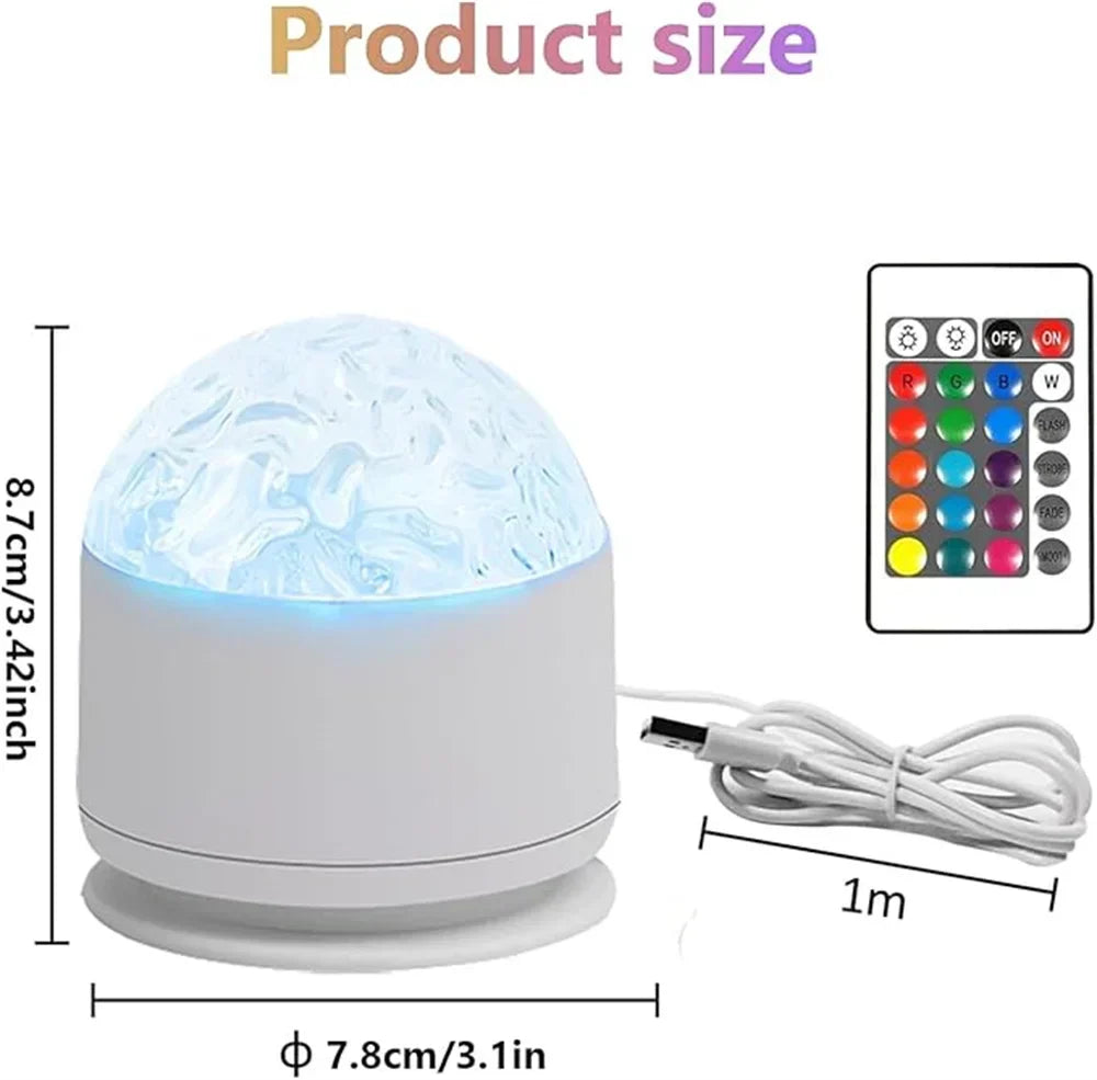 Aurora Projector LumoSky | 16 colours Northern Lights | USB &amp; Remote Control | Relaxing Night Light