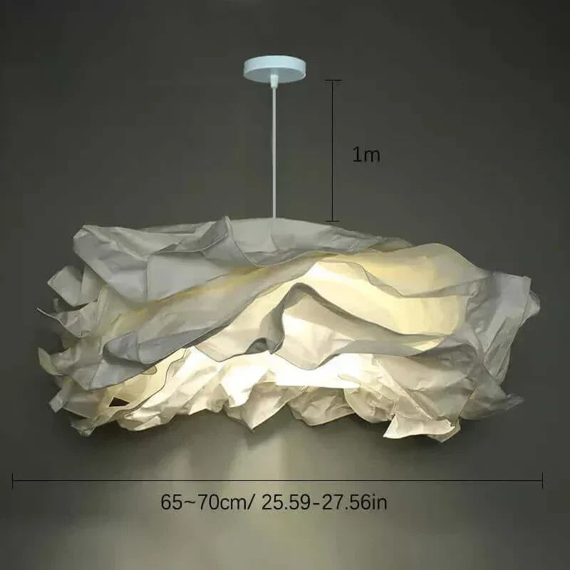 Wool-like Paper Lampshade up to 70 cm wide