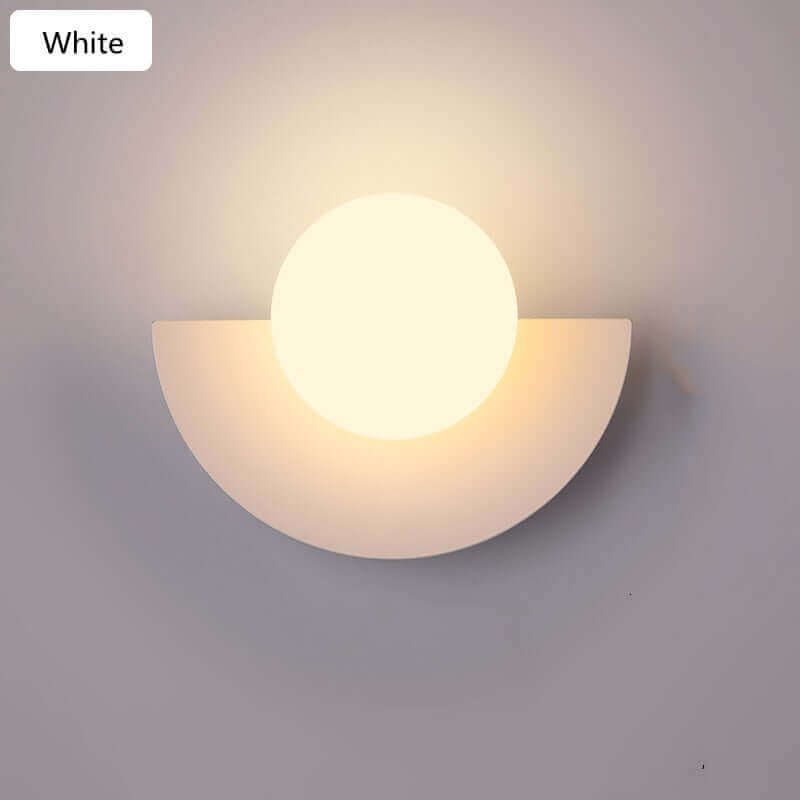 Half Moon Metal Wall Light. Available in 2 different sizes and various colours.
