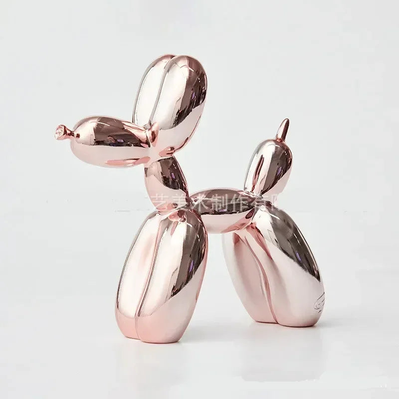 BowLift | Nordic Balloon Dog Sculpture Resin Animal Ornament Art Sculptures and Figures Craft Home Decoration Room Desktop Accessories