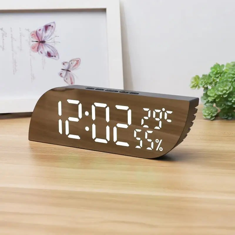 BowLift | LED Digital Alarm Clock with Dual Display &amp; Unlimited Snooze