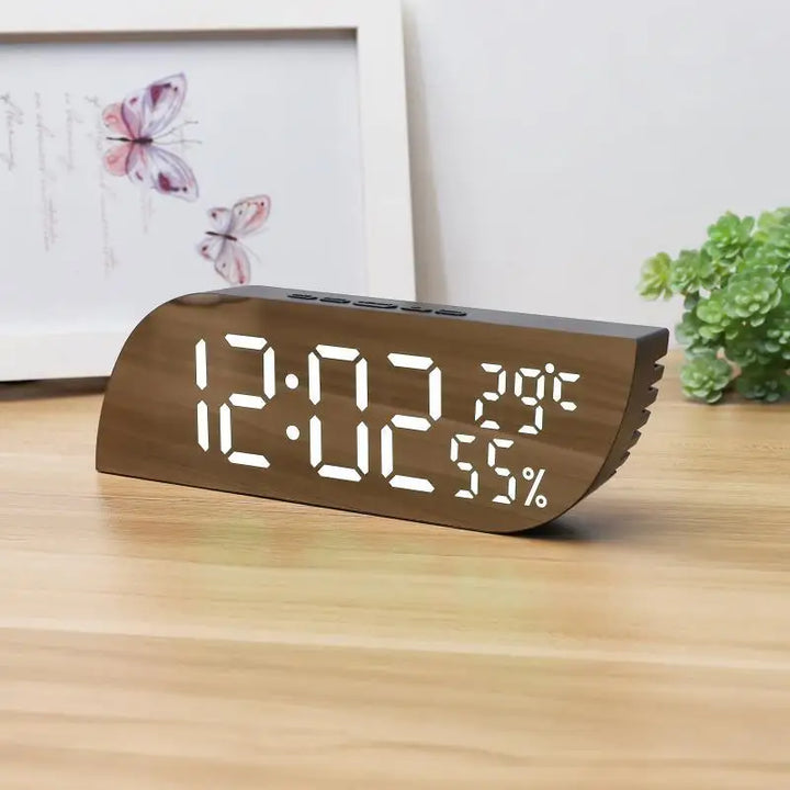 BowLift | LED Digital Alarm Clock with Dual Display &amp; Unlimited Snooze
