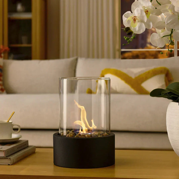 Modern &amp; Portable Fireplace - Burn Bright