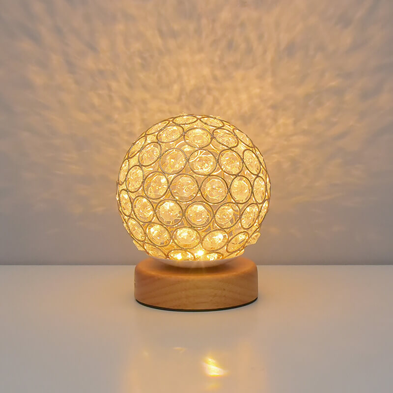 Modern Minimalist Round USB rechargeable LED table lamp