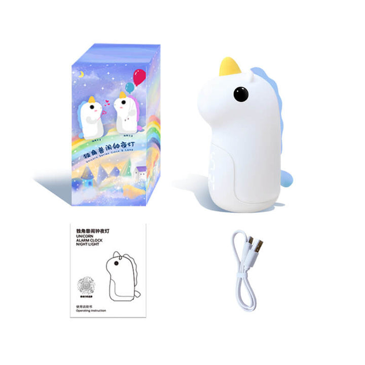Unilora DreamLight Alarm Clock | Unicorn Design | Timer &amp; LED Night Light | Nursery Decor