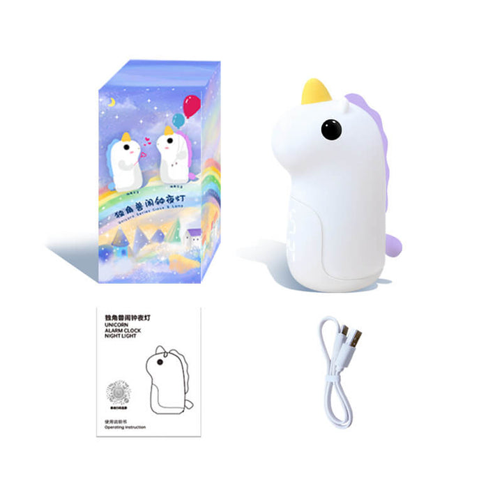 Unilora DreamLight Alarm Clock | Unicorn Design | Timer &amp; LED Night Light | Nursery Decor