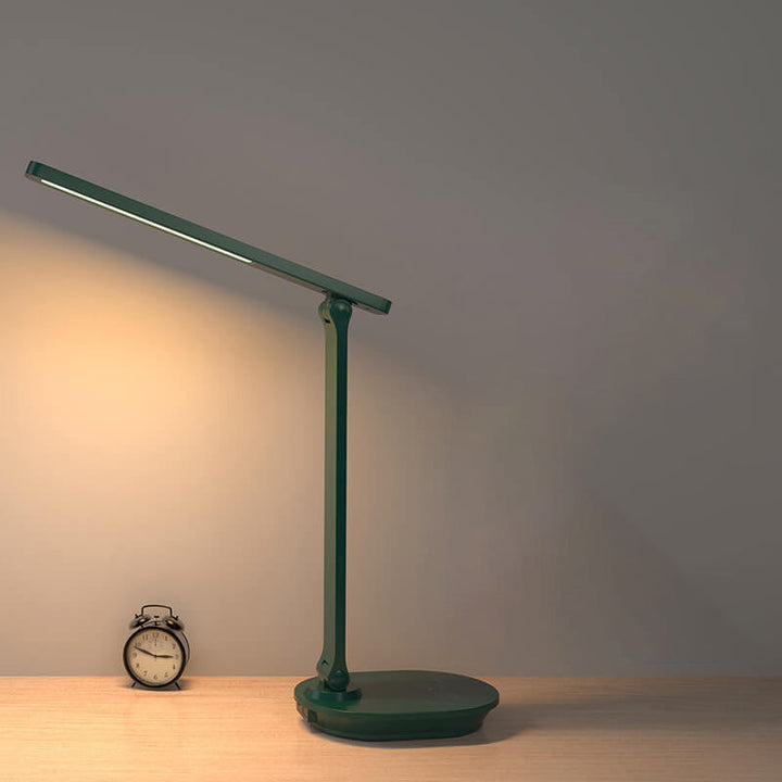 Modern Double Folding Eye Care Wireless Rechargeable LED Desk Lamp