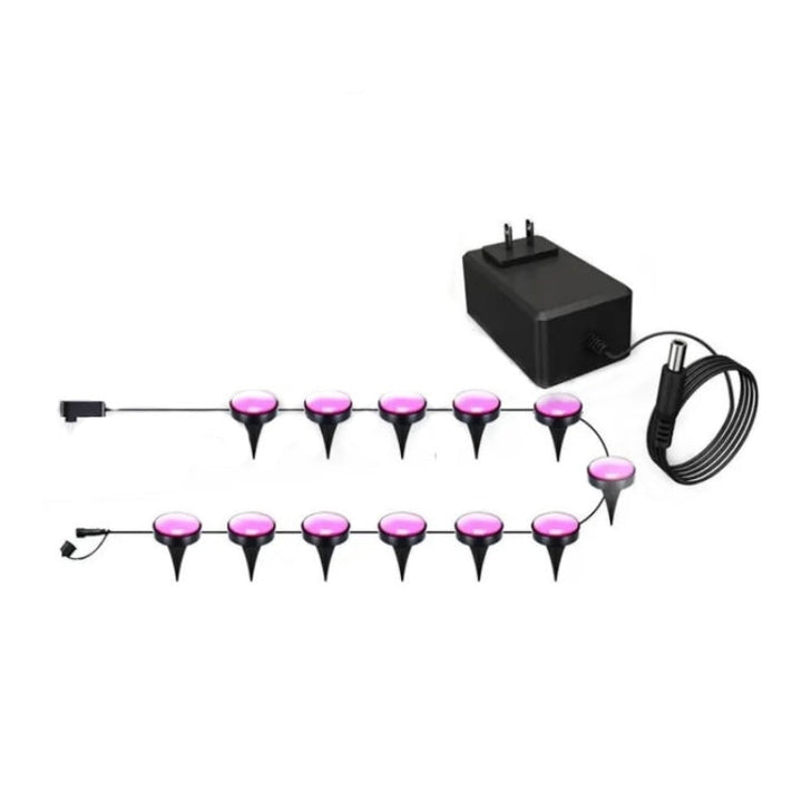 CP01 Outdoor WIFI Smart APP Control Garden Light Music Synchronization Outdoor Ground Lights (US Plug)