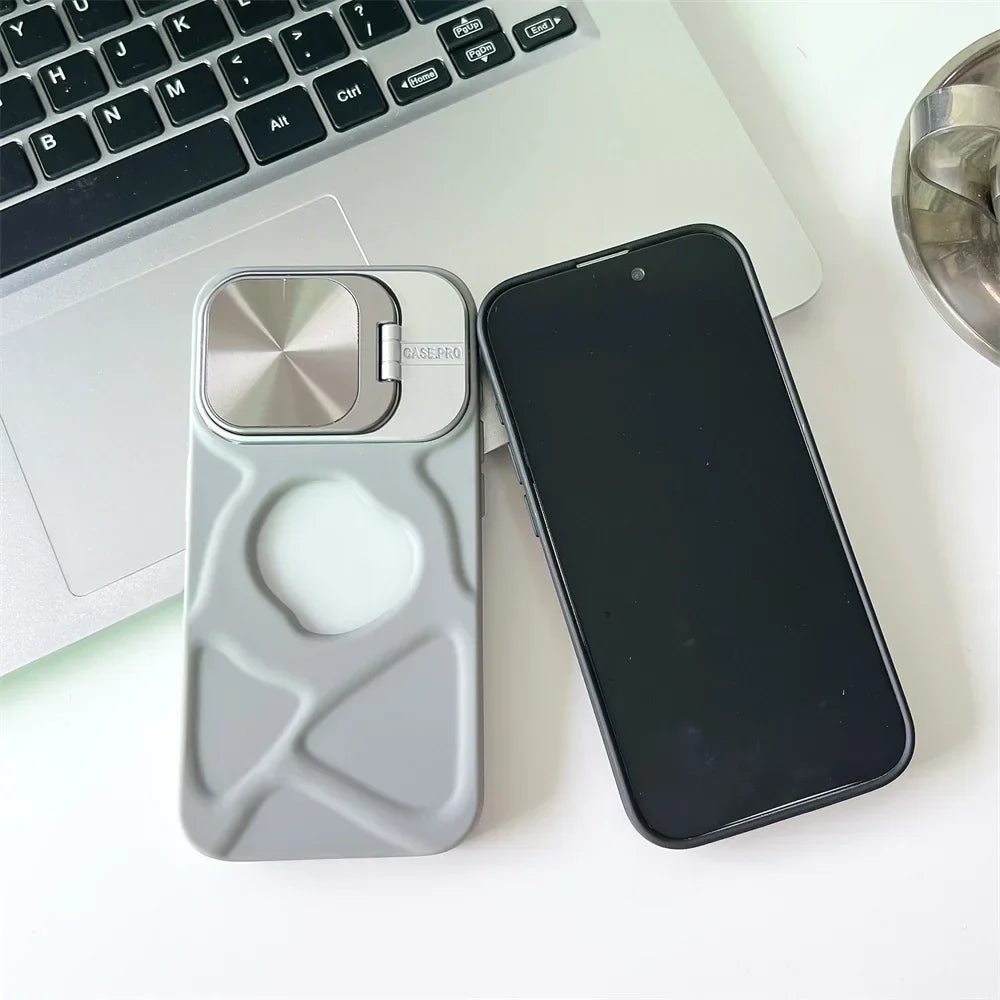 Magsafe Silicone Lens Flip IPhone Case