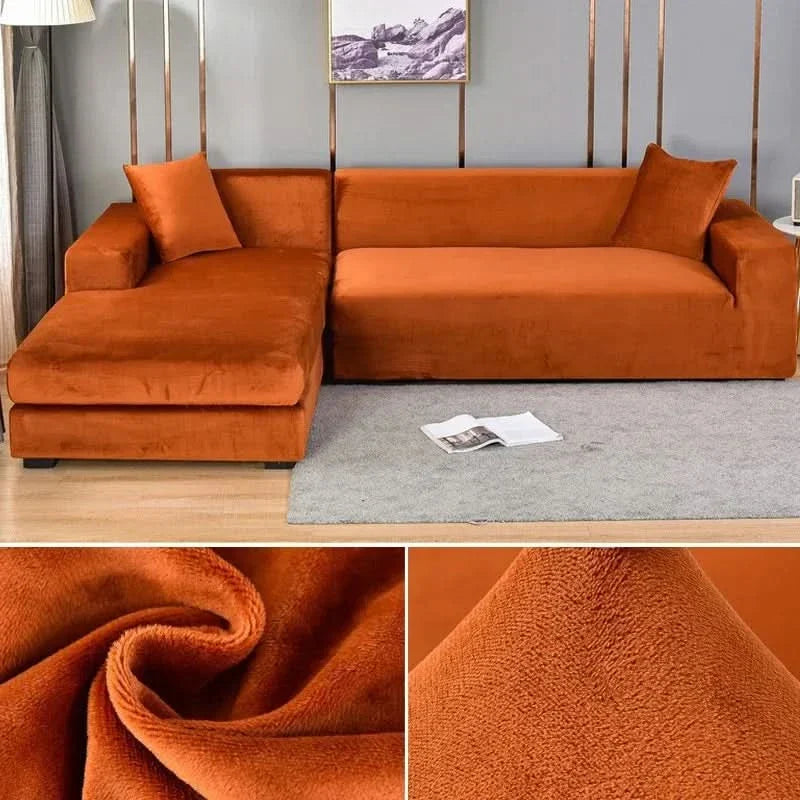 PlushFit - High-Quality Sofa Covers Made of Stretch Velvet