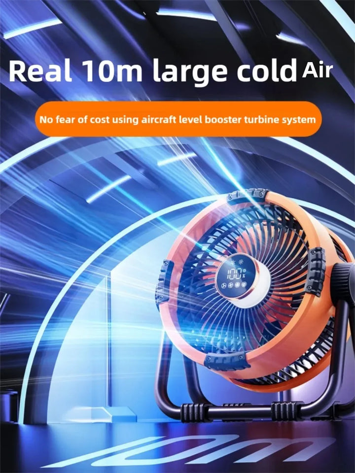 AEROLIA NightCool | 4-in-1 Fan &amp; Night Light | 20000mAh Battery | Usable Hanging &amp; Standing
