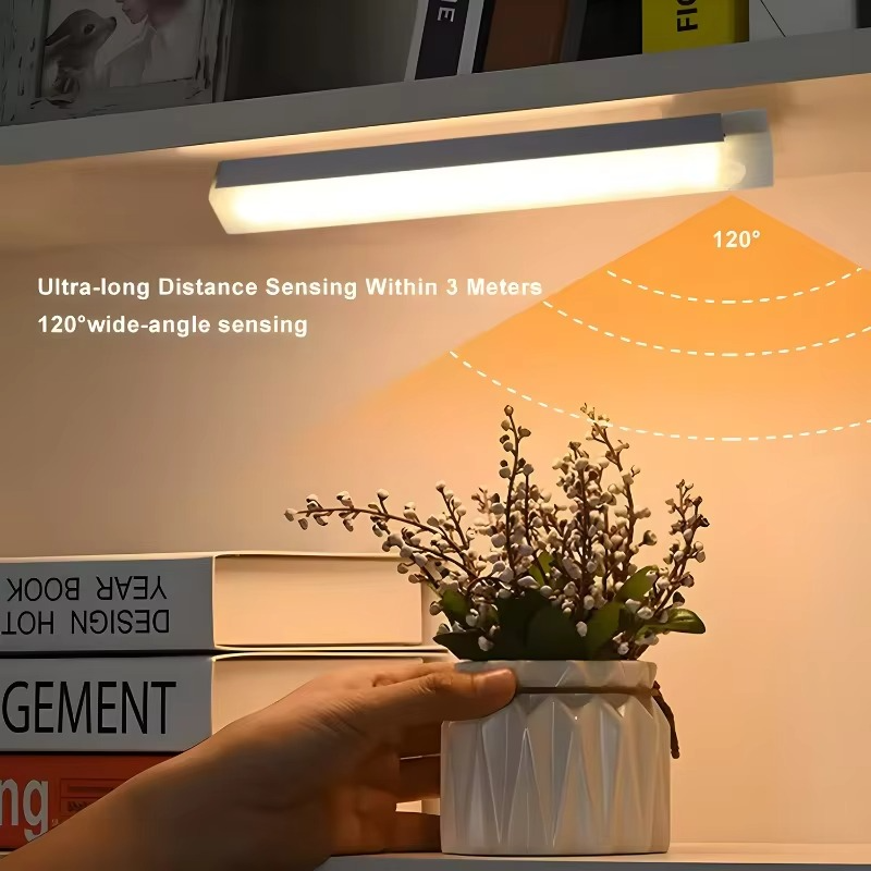 Smart Sensor LED Night Light - Motion-Activated, Dimmable &amp; Rechargeable