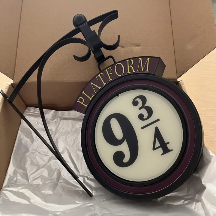 Harry Potter 9 3/4 Figure Nightstand Lamp LED Magical Wall Lamps Platform Hogwarts 3D Lamp Harry&
