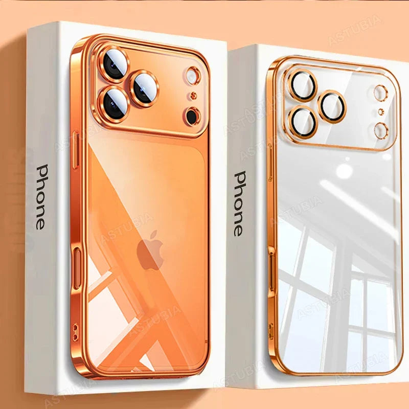 Shockproof Luxury Plating iPhone Case