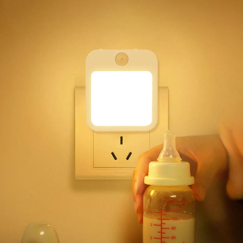 Sensilux Mini LED Night Light | With Motion Sensor | Warm &amp; Cool White | For Hallway, Bedroom &amp; Bathroom