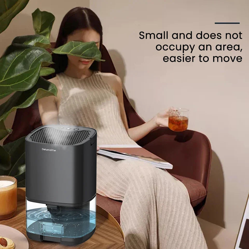1000ml Portable 2-in-1 Dehumidifier with Air Filter &amp; Night Light – Aveline
