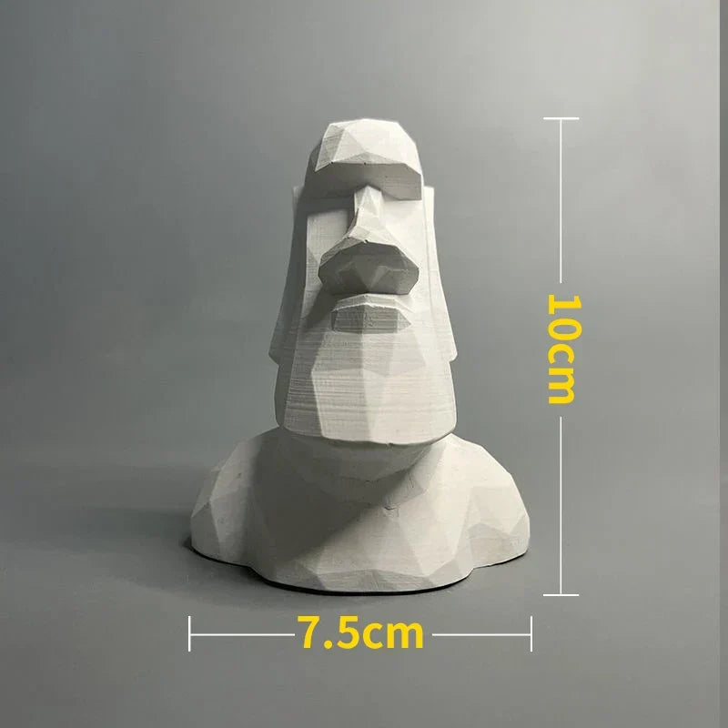 BowLift | Nordic INS Style Character Plaster Statue DIY Painted Sketch Photography Props Table Decorations Home Art Plaster Decoration