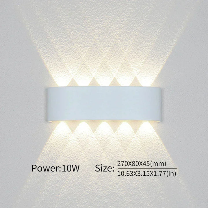 Modern lighting, indoor or outdoor: The versatile LED wall lamp