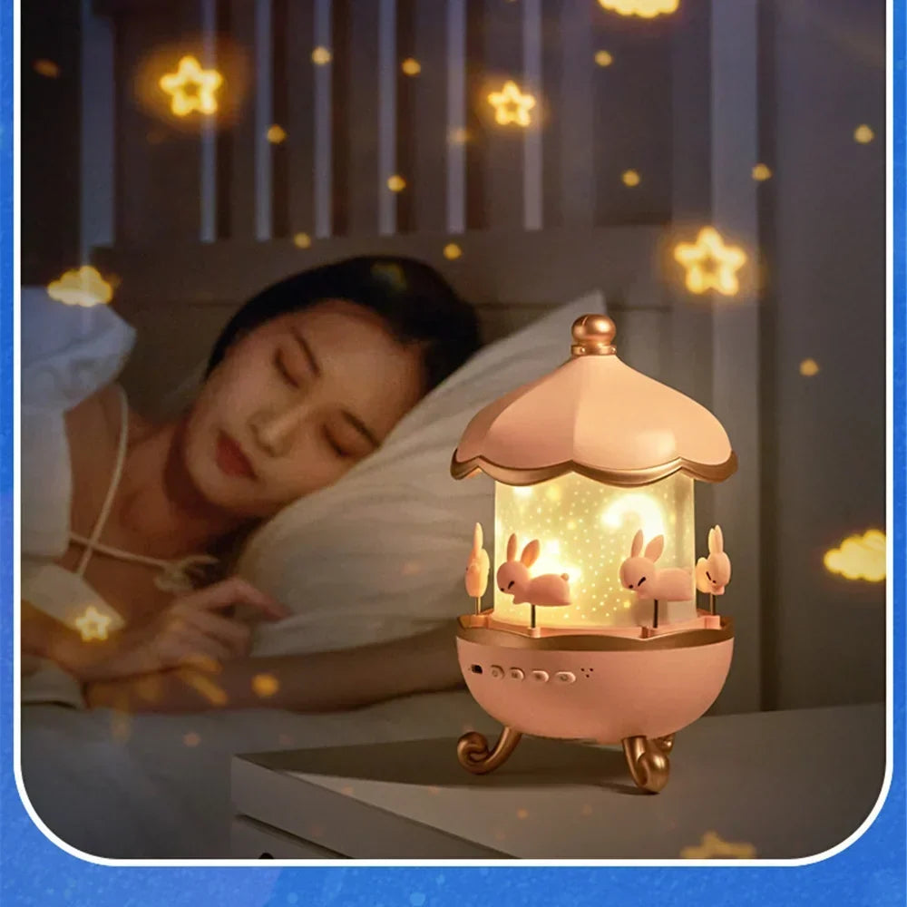 Magical Bunny LED Night Light Projector |