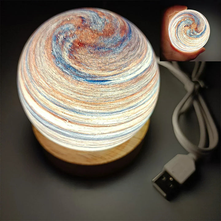 CosmicGlow - Mini night lights 3D - solar decoration LED - galaxy ambiance