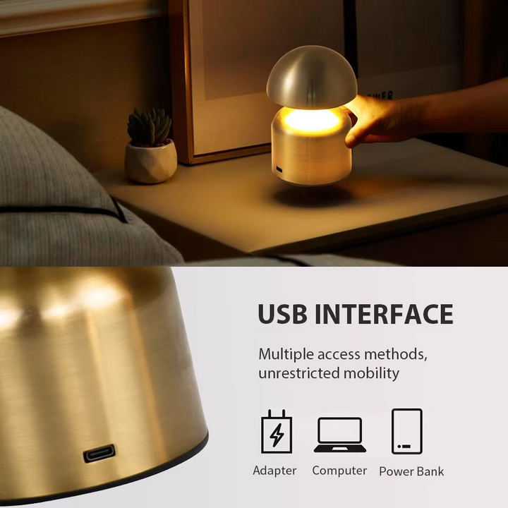 Versatile LED Touch Bedside Lamp - 3-colour Dimmable Night Light