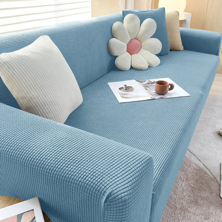 FlexiCover Elastic Sofa Cover – Protection Cover for Corner Sofas and Standard Sofas