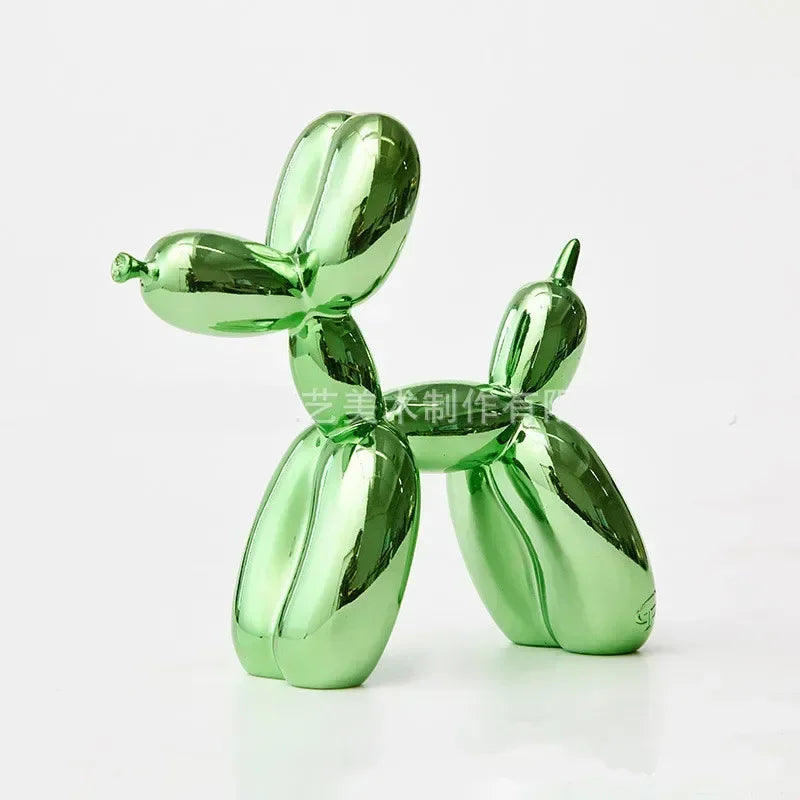 BowLift | Nordic Balloon Dog Sculpture Resin Animal Ornament Art Sculptures and Figures Craft Home Decoration Room Desktop Accessories