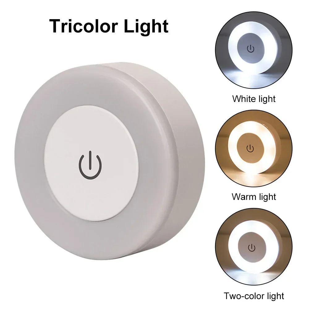 LUMORA Touch LED Night Light | USB Rechargeable | Magnetic &amp; Stepless Dimmable | Warm &amp; Cold Light