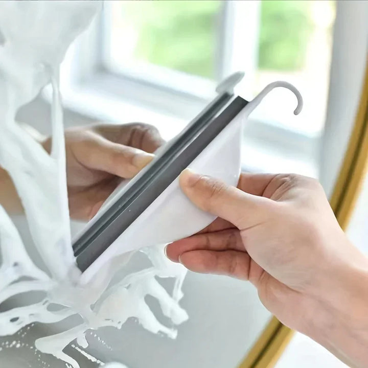 Glarex Mini Scraper | Compact &amp; Flexible | Silicone Lip | Perfect for Glass &amp; Mirrors